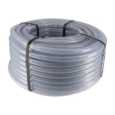 Tuyau flexible aspiration 50m - Tuyau spiralé PVC - Renforcé fil polyester - Tuyau liquide alimentaire - Fabrication française