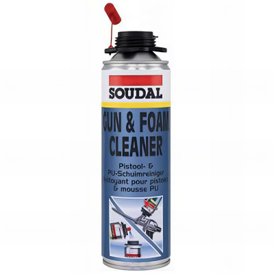 Aérosol de nettoyant mousse PU pour pistolet Gun-vis - 106236 - Soudal