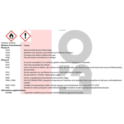 Aérosol de nettoyant mousse PU pour pistolet Gun-vis - 106236 - Soudal