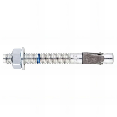 100 Goujons d'ancrage mâle charges lourdes - tige zinguée - bague sherardisée - M8 x 80 mm