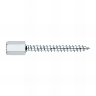 50 vis à bois 8 x 65 mm collier de serrage et agrafe, Zingué