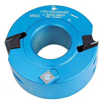 Porte-outils à profiler - Feuillurer D. 120 mm Al. 50 mm Ht. 50 mm Z2 et V2 - 123.50.50 - Leman