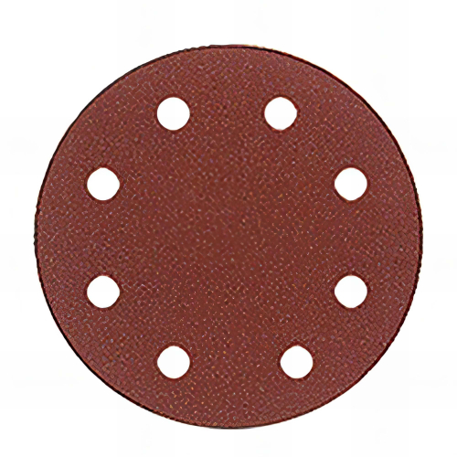 Lot de 50 disques auto-agrippant pour ponceuse orbitale D. 125 mm Gr. 40 8 trous pour bois et métal - 125.08.040 - Leman