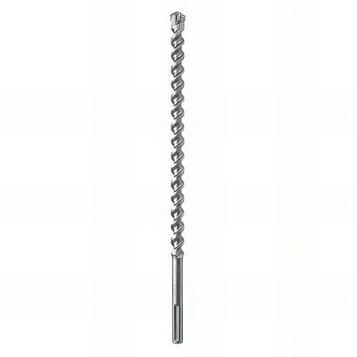 Foret SDS Max 4 taillants HM D. 25 mm L. 520 mm pour béton armé - 624.520.25 - Leman