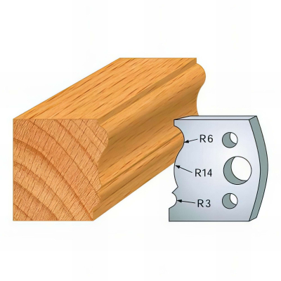 Jeu de 2 fers profilés acier Ht. 40 mm N°106 Moulure de plinthe - 800.106 - Leman