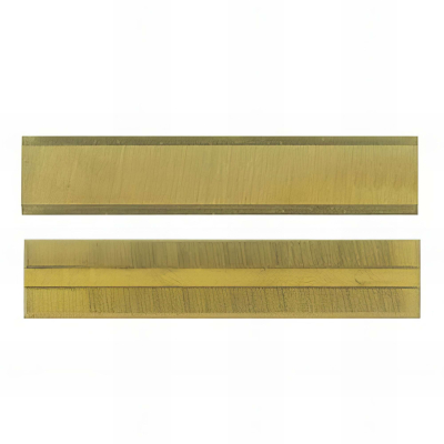 Lot de 10 plaquettes carbure - revêtement titane KO1 50x10x1,5 mm système versofix 4 coupes pour bois - 800.510.01 - Leman