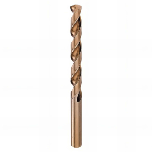 Lot de 10 forets métal HSS Cobalt meulés D. 3 mm L. 61 mm pour inox - 804.030.10 - Leman