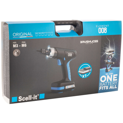 Sertisseuse sans fil 18V 2Ah - avec chargeur et batterie 2