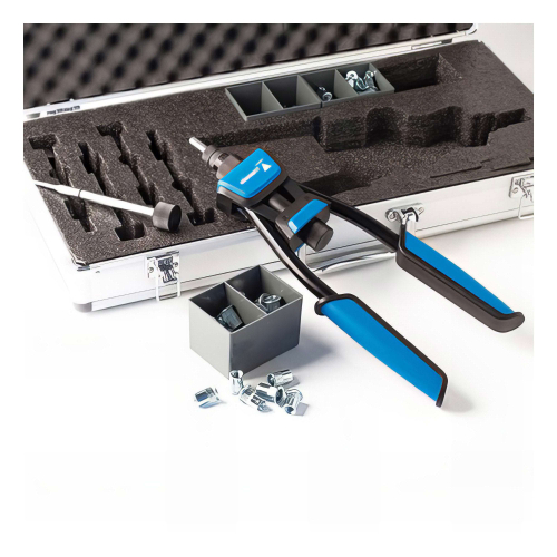 Pince à sertir à levier compact pour écrou M3 à M8