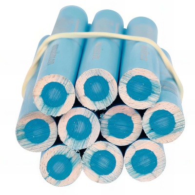 10 crayons gras bleu 2