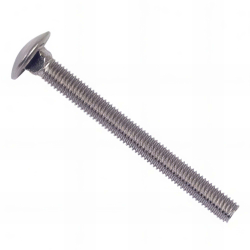 Lot de 25 vis tête ronde collet carré 10 x 200 mm INOX A2