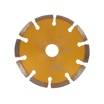 Disque Diamant à Déjointer 125 mm - Segments 10 mm, Alésage 22,23 mm - Epaisseur de 4 à 10 mm