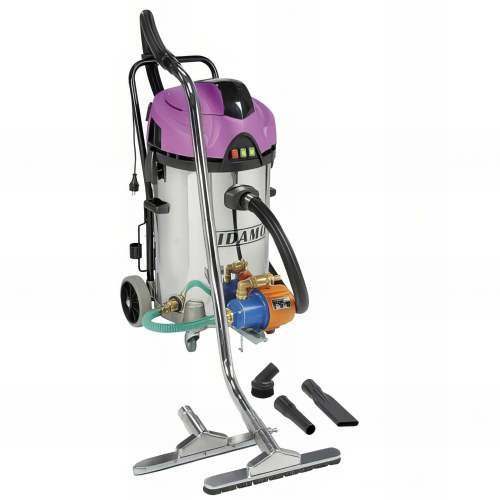 Aspirateur eau et poussières cuve inox JET 60 iRE - 50 L - 230V 2x 1200W - 20402050 - Sidamo