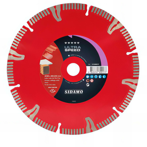 Disque diamant ULTRA SPEED D. 125 x 22,23 x H 10 mm Tuile / Brique - 11130016 - Sidamo