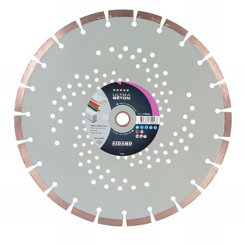 Disque diamant ULTRA BÉTON D. 350 x 25,4 x H 12 mm Béton / Béton armé - 11130046 - Sidamo