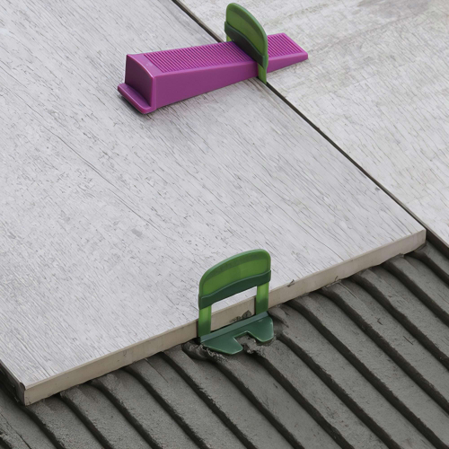Etui de 100 croisillons 1 mm auto-nivelants de 3 à 12 mm