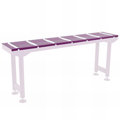 Plateau anti-chute 200 x 40 cm pour table à rouleaux - P2M