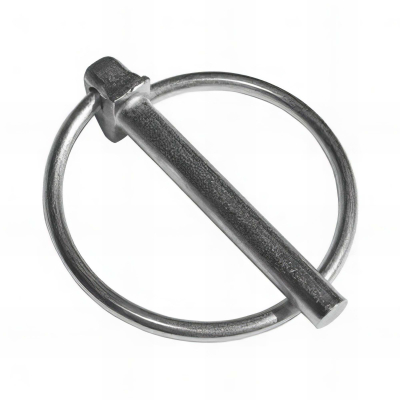 Goupille Clips D. 6 mm Zinguée blanc - Boite de 100 pcs
