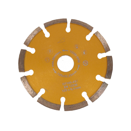 Disque Diamant à Déjointer 125 mm - Segments 10 mm, Alésage 22,23 mm - Epaisseur de 4 à 10 mm