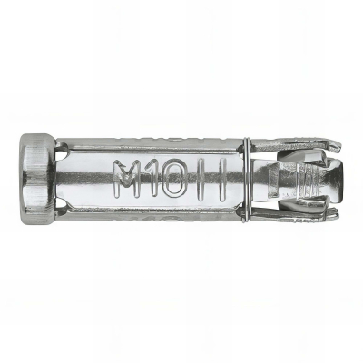 50 chevilles métalliques à ailettes charges lourdes Douille M6 x 40 mm (D. 10 mm) Inox A4 - AACCI06 - Index