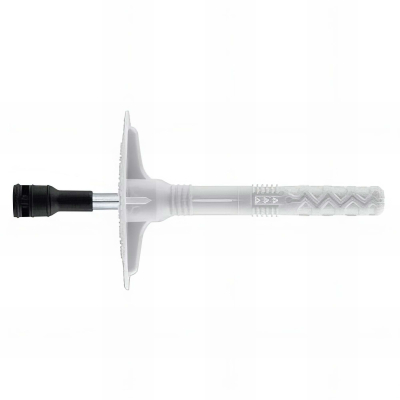 200 chevilles de fixation de panneaux isolants 10 x 70 mm (D. 10 mm) avec clou métallique