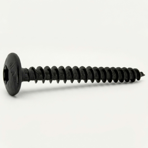 200 vis penture torx acier zingués noir - diamètre de 6 mm