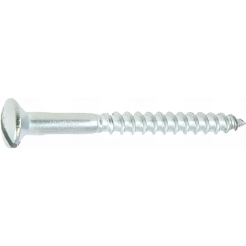 100 Vis Bois tête fraisée bombée fendue DIN95 A2 - diamètre 5,0 mm