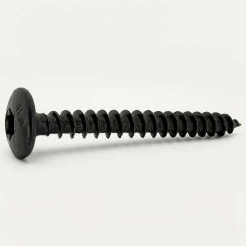 200 Vis Penture Torx acier zingués Noir 7,0 mm