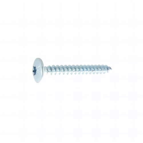 200 Vis Penture Torx acier zingués blanc - Diamètre 6 mm