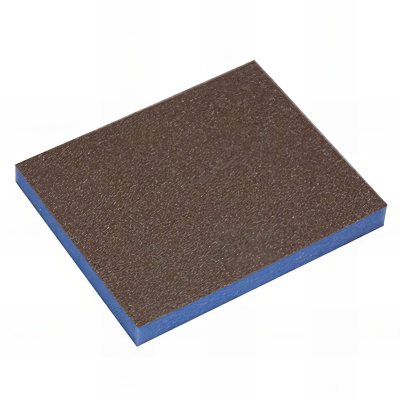 Lot de 10 éponges abrasives 98 x 120 x 13 mm 2 faces Gr. 180 pour bois et métal - 9898180 - Leman