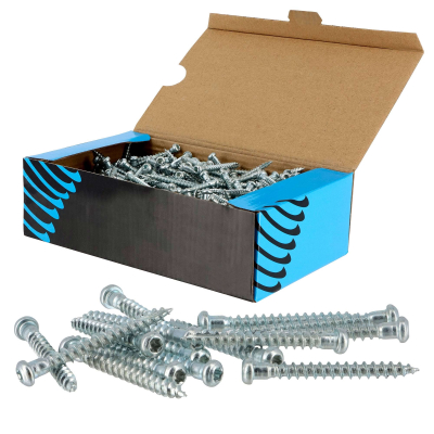 500 Vis pour connecteurs - CSA - Spéciales sabots de charpente - Tête Torx - Pointe anti fendage - épaulement large - diam 5mm