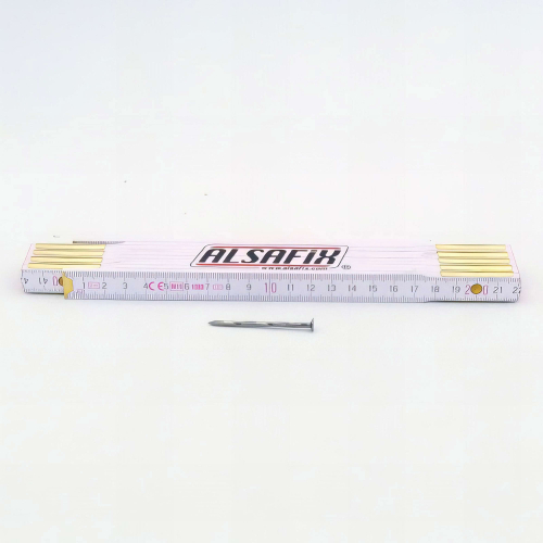 Pointe carré torsadé (CT) en vrac tête plate (TP) 2,5 x 50 mm - 1 kg - 1P250504 Alsafix
