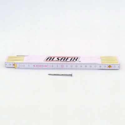 Pointe carré torsadé (CT) en vrac tête plate (TP) 2,5 x 50 mm - 1 kg - 1P250504 Alsafix