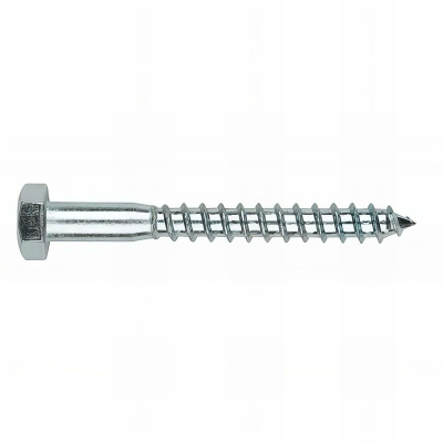 100 tirefonds bois à visser tête hexagonale 17 D. 10 x 100 mm zingué - TB10100 - Index