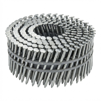 Coil de 3 000 pointes annelées galvanisées à chaud 16° COILS S 25 D. 2,5 x 25 mm - 16S25256 Alsafix