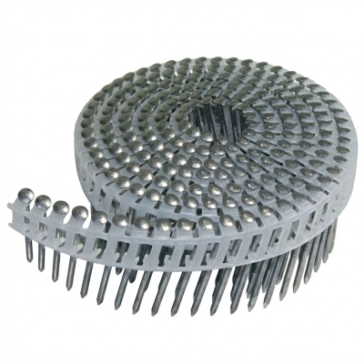 Coil de 4 800 pointes annelées INOX A4 tête bombée (TB) 16° COILS S 25 D. 2,5 x 64 mm - 16S25648 Alsafix