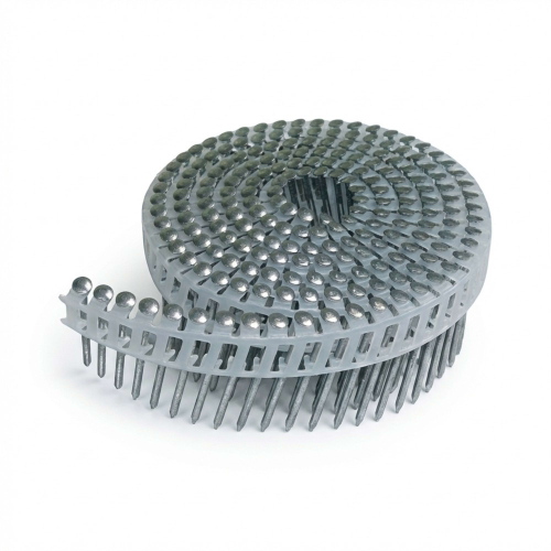 Coil de 4 200 pointes annelées INOX A2 tête bombée (TB) 16° COILS S 25 D. 2,5 x 64 mm - 16S25648A2 Alsafix
