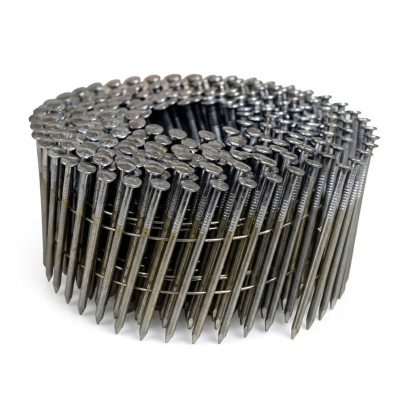 Coil de 1 200 pointes torsadées 16° COILS 38 D. 3,8 x 130 mm - 16381303 Alsafix