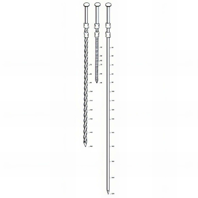 2 200 pointes annelées en bande P.E 20° D. 3,1 x 80 mm - 20310802 Alsafix 2