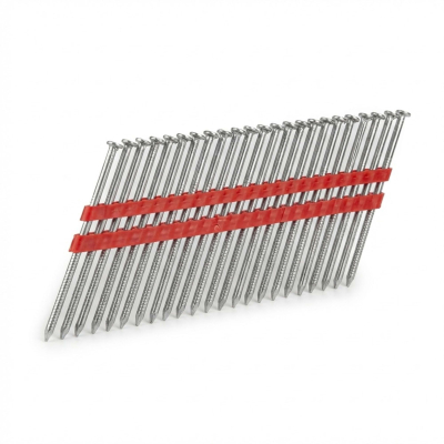 2 200 pointes annelées galvanisées en bande P.E 20° D. 3,1 x 80 mm - 20310806 Alsafix