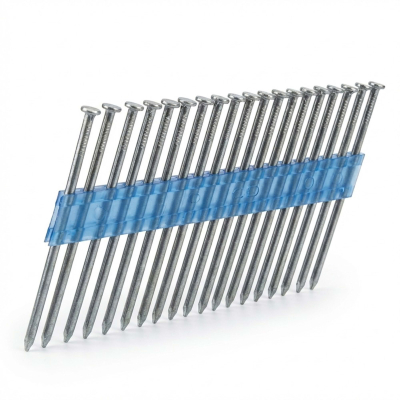 2 200 pointes annelées galvanisées en bande P.E 20° D. 3,1 x 90 mm - 20310906 Alsafix