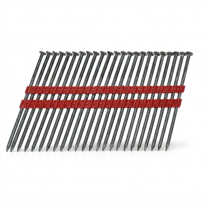 1 500 pointes carrées torsadées en bande P.E 20° D. 3,8 x 110 mm - 20381103 Alsafix