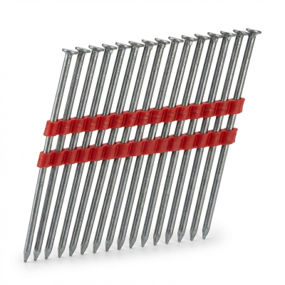 1 000 pointes lisses en bande P.E 20° D. 3,8 x 120 mm - 20381201 Alsafix