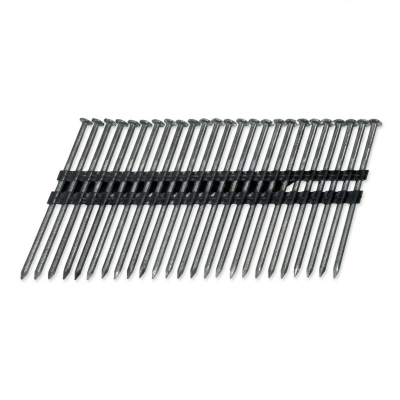 1 000 pointes carrées torsadées galvanisées en bande P.E 20° D. 3,8 x 120 mm - 20381207 Alsafix