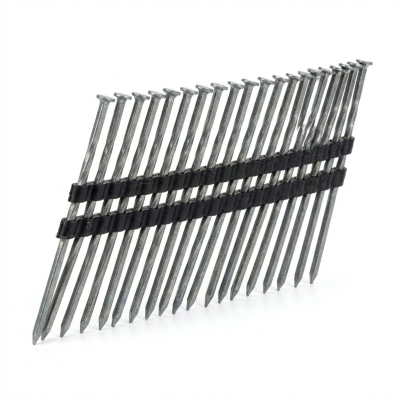 1200 pointes carrées torsadées galvanisées en bande P.E 20° D. 3,8 x 130 mm - 20381307 Alsafix