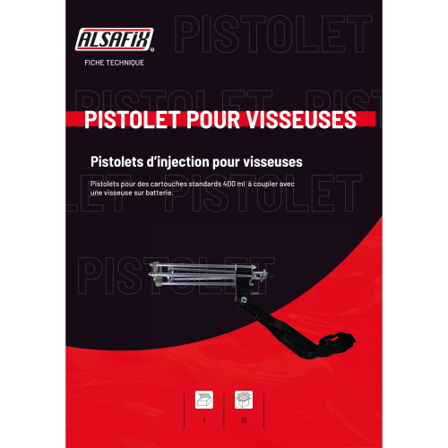 Pistolet 400 ml pour visseuse