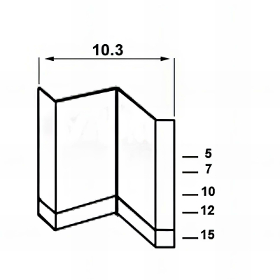 3 000 agrafes CADRE 10-12 - 10,3 x 12 mm - 314TU12 - Alsafix 2