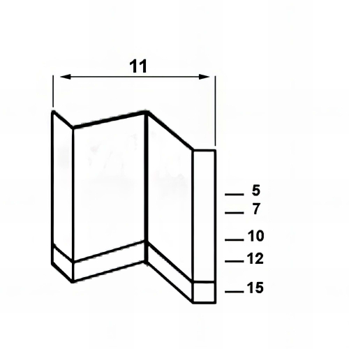 3 000 agrafes CADRE 11-12 - 11 x 12 mm - 314T1112 - Alsafix
