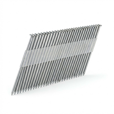 2 200 pointes lisses galvanisées en bande collée 34° D. 3,1 x 100 mm - 34311005 Alsafix