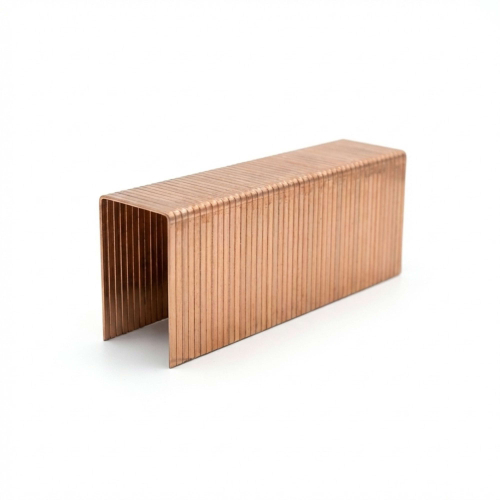10 000 agrafes cuivrées JK590-19 - 23,5 x 19 x D. 0,9 x 1,9 mm - 400517 - Alsafix